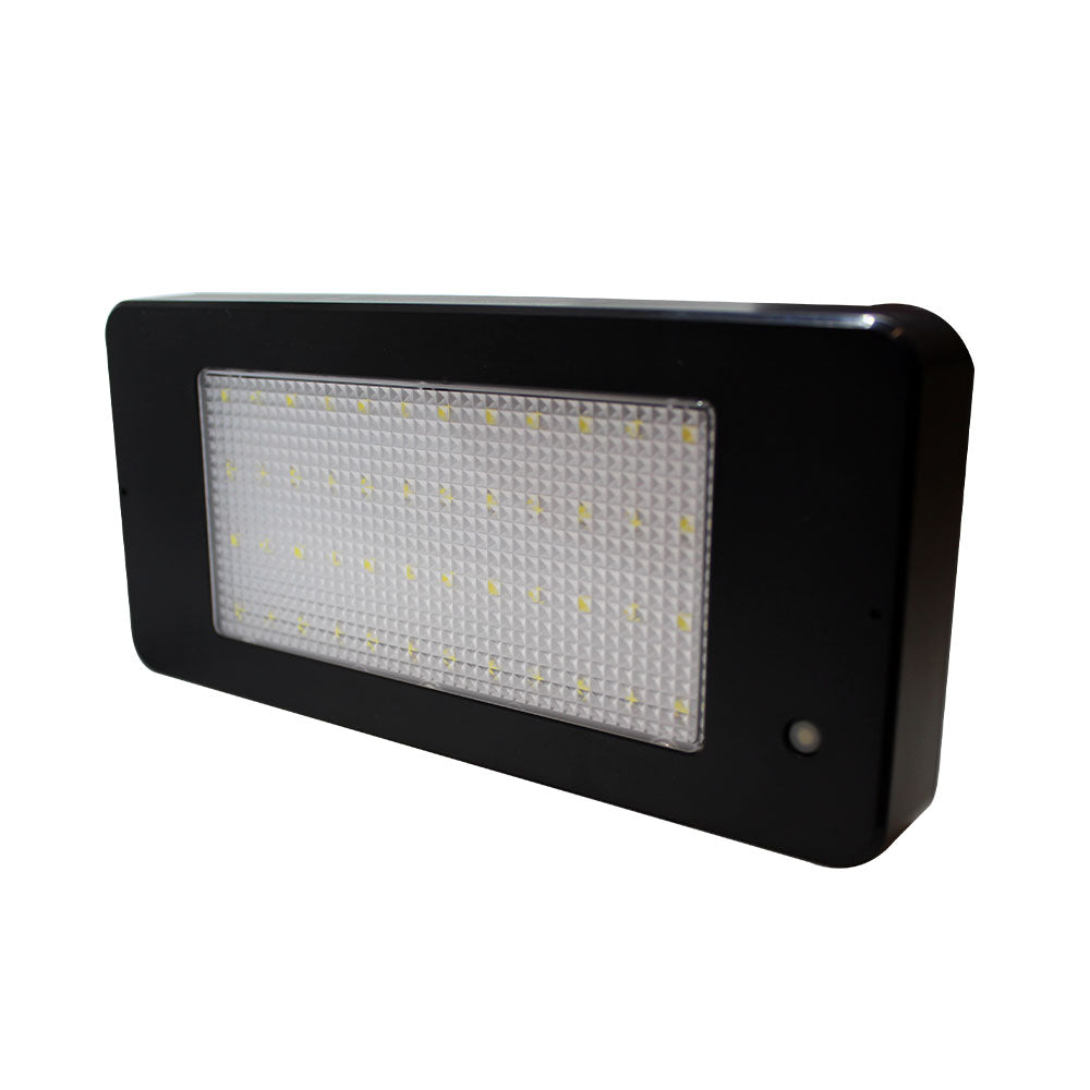 Lámpara LED solar de sobreponer en muro, con sensor de movimiento 6W, Modelo MS-3105.N Dekor