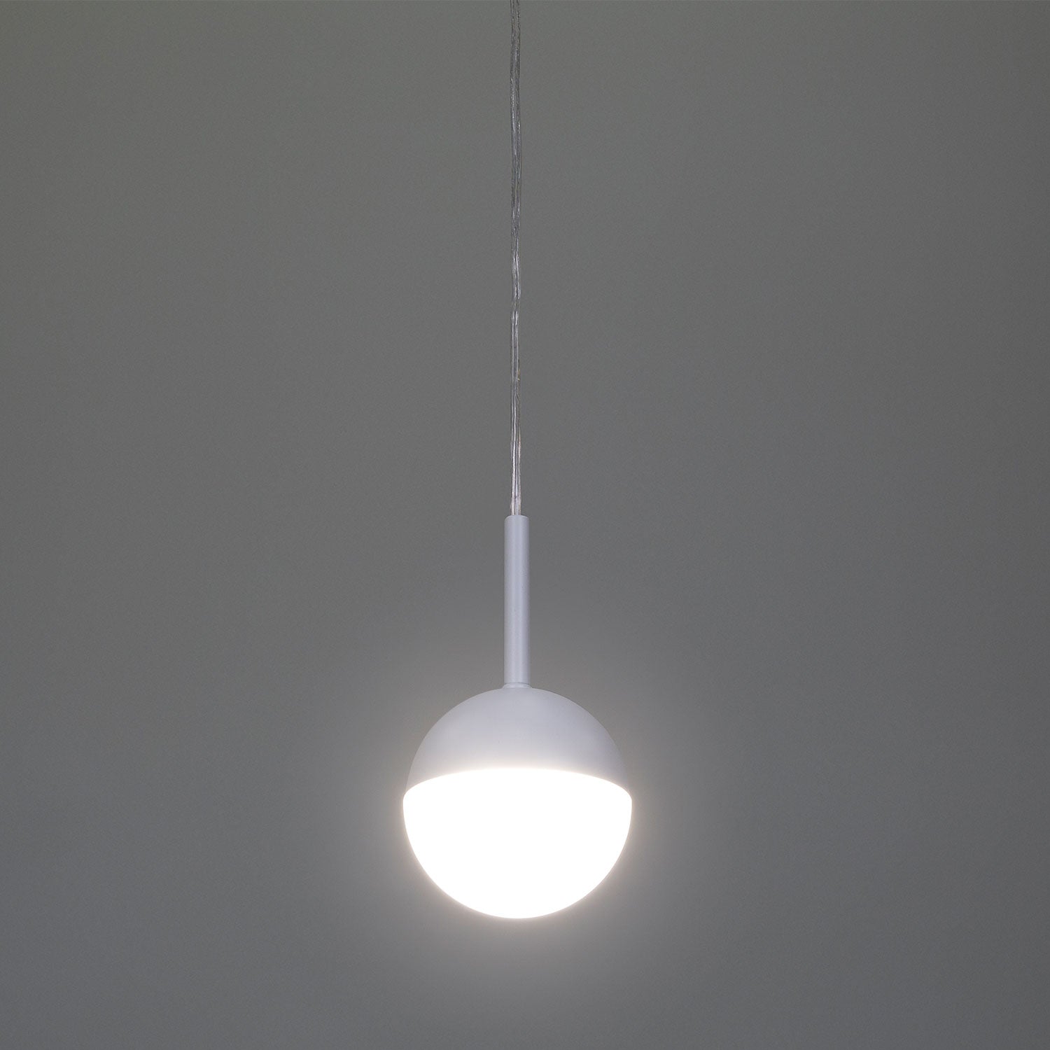 Lámpara Dekor By Illux Esférica LED colgante color blanco mate, DL-2403.B