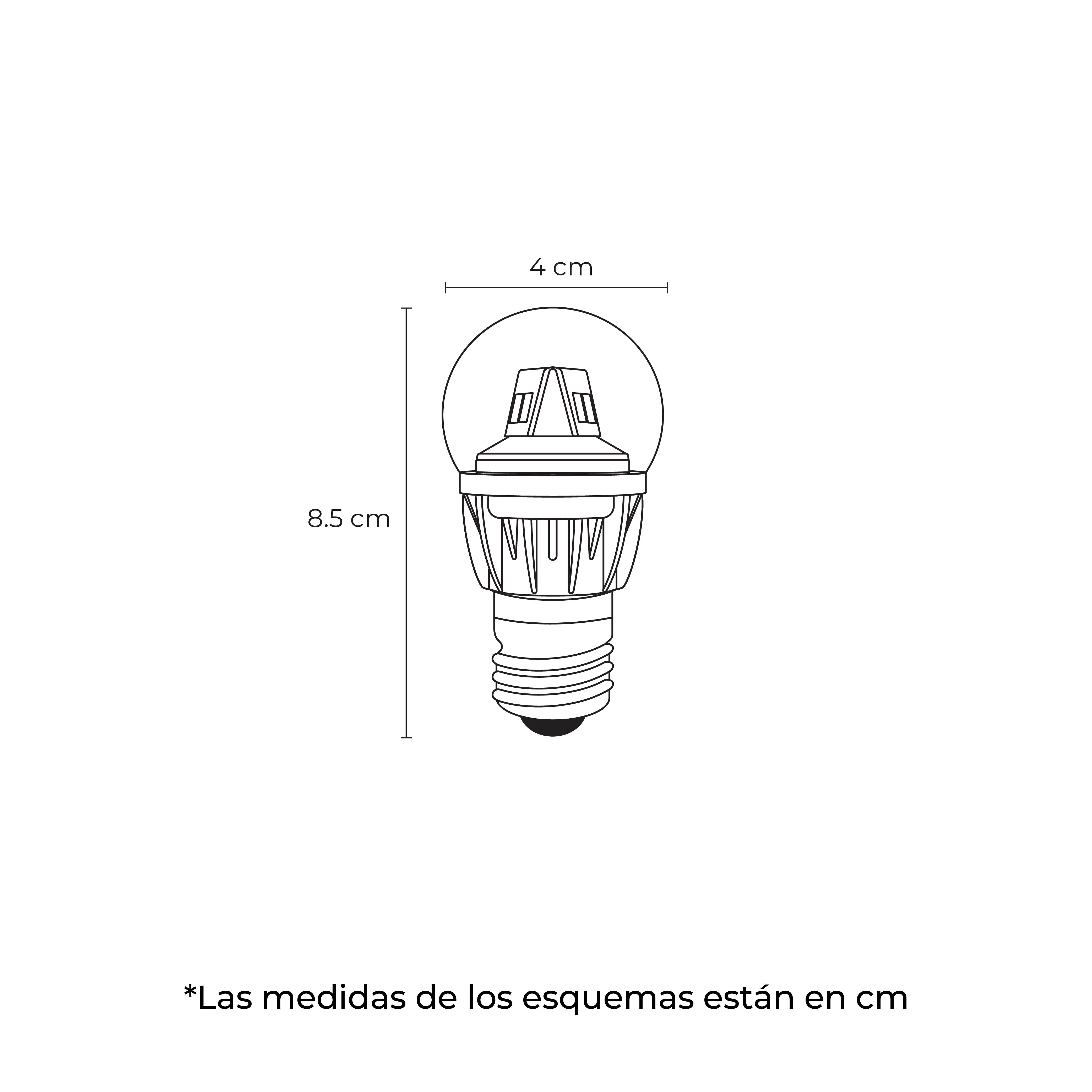 Lámparas P45 LED de Tipo Bola con Diseño Elegante, FL-10BBE26.427