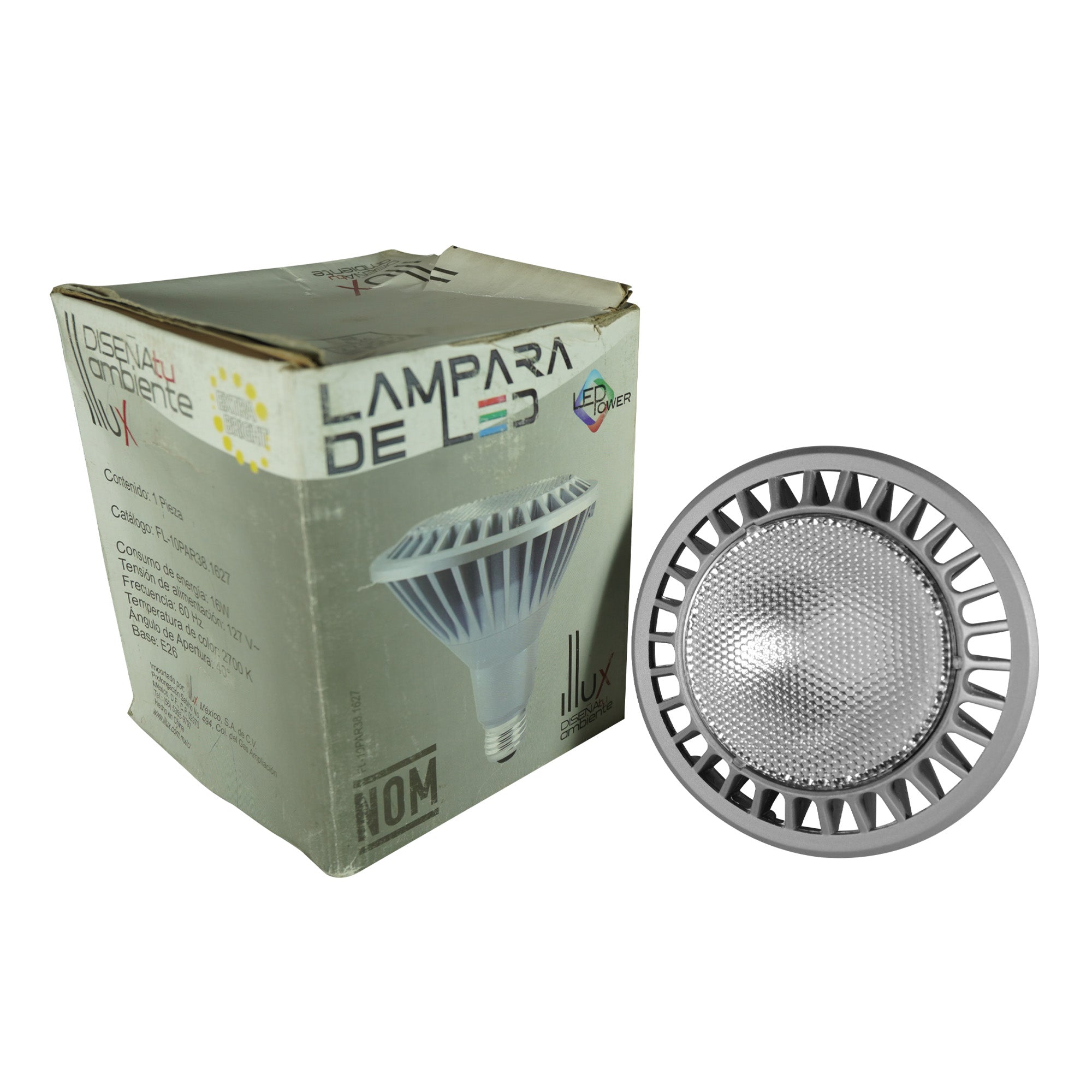 Lámpara LED PAR38 de Alta Eficiencia para Ambientes Acogedores, FL-10PAR38.1627