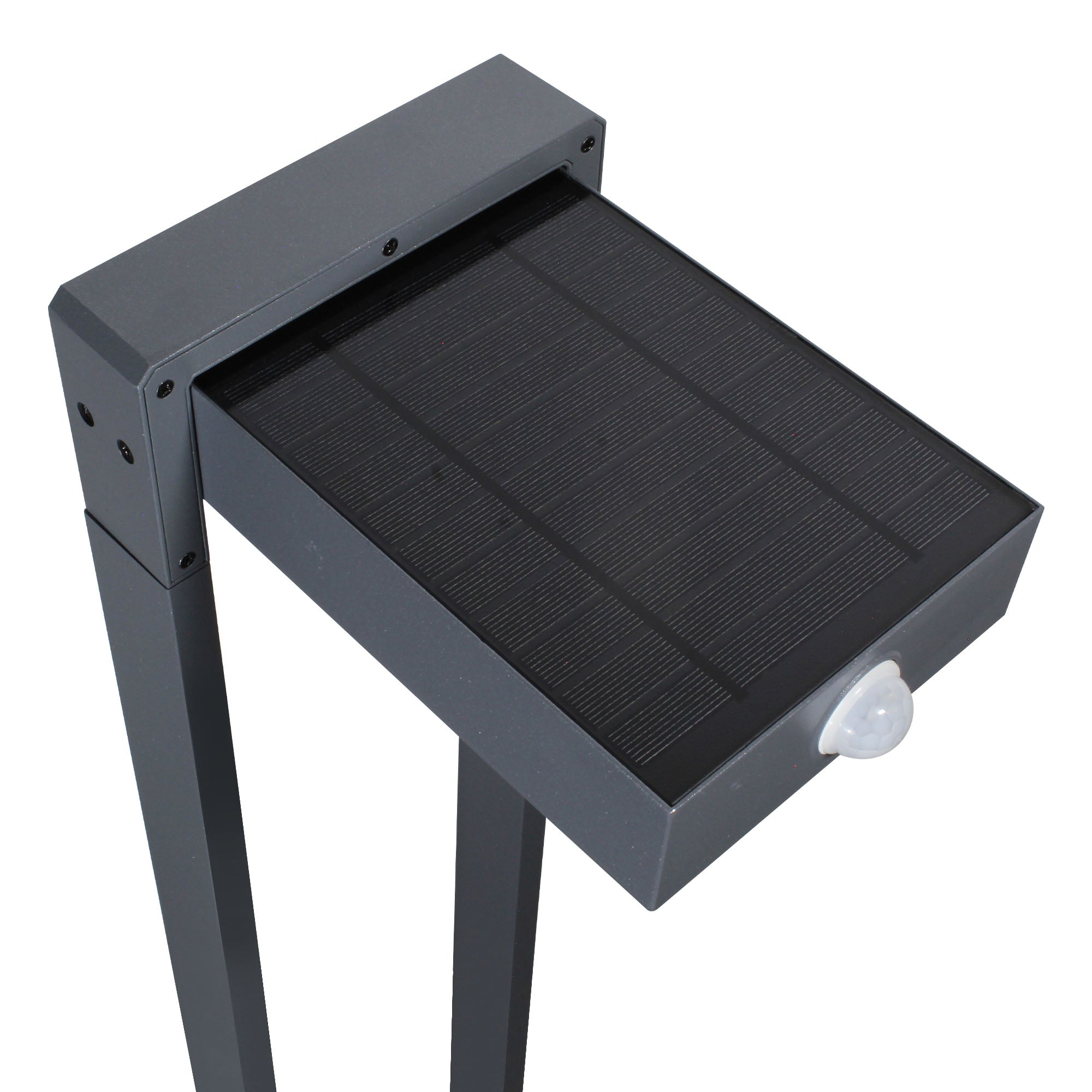 Luminaria LED Solar con Sensor de Movimiento para Exterior, Modelo PS-1807.G27 Illux