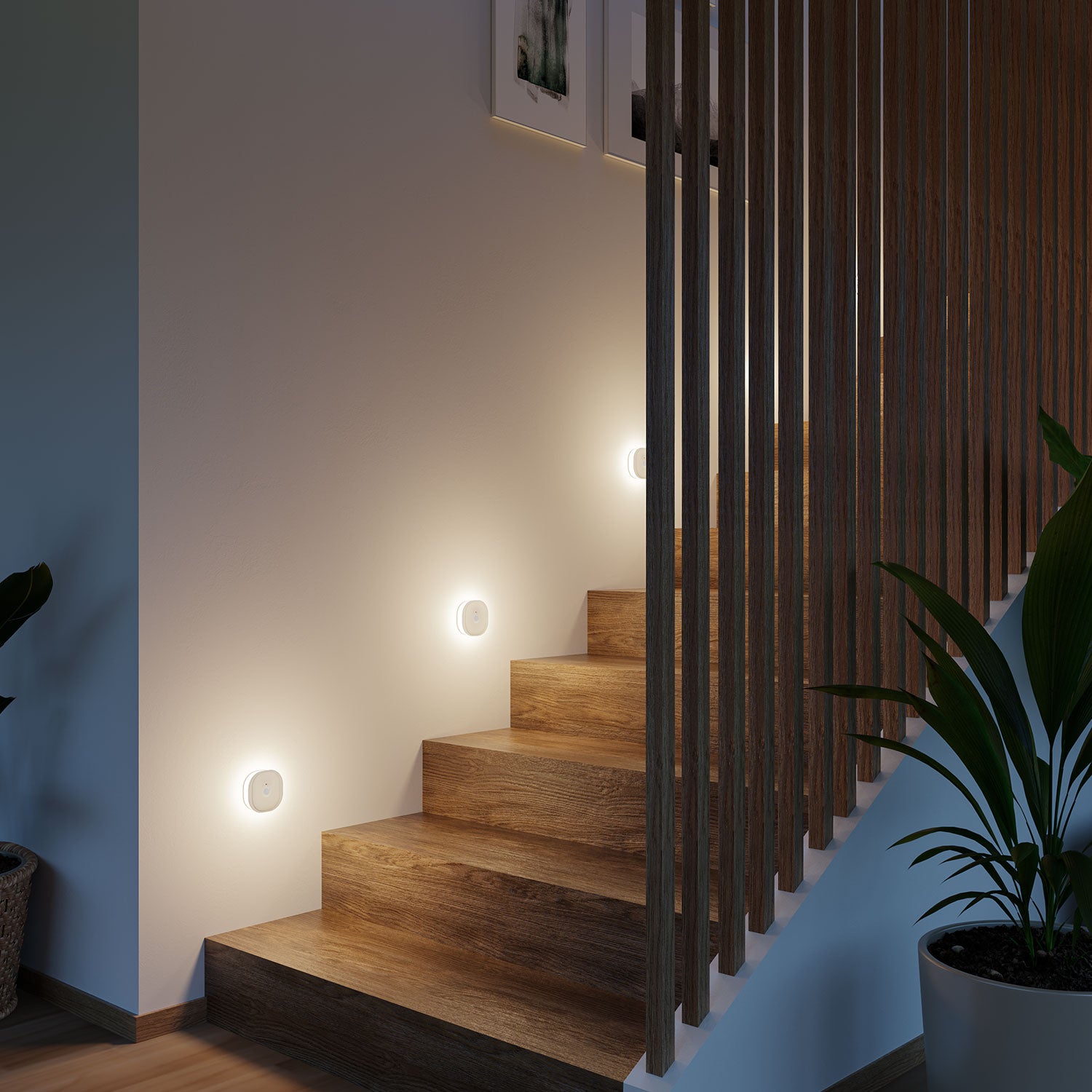 Luz LED Magnetica Lampara Con Sensor de Movimiento Luces para el Hogar  Oficina